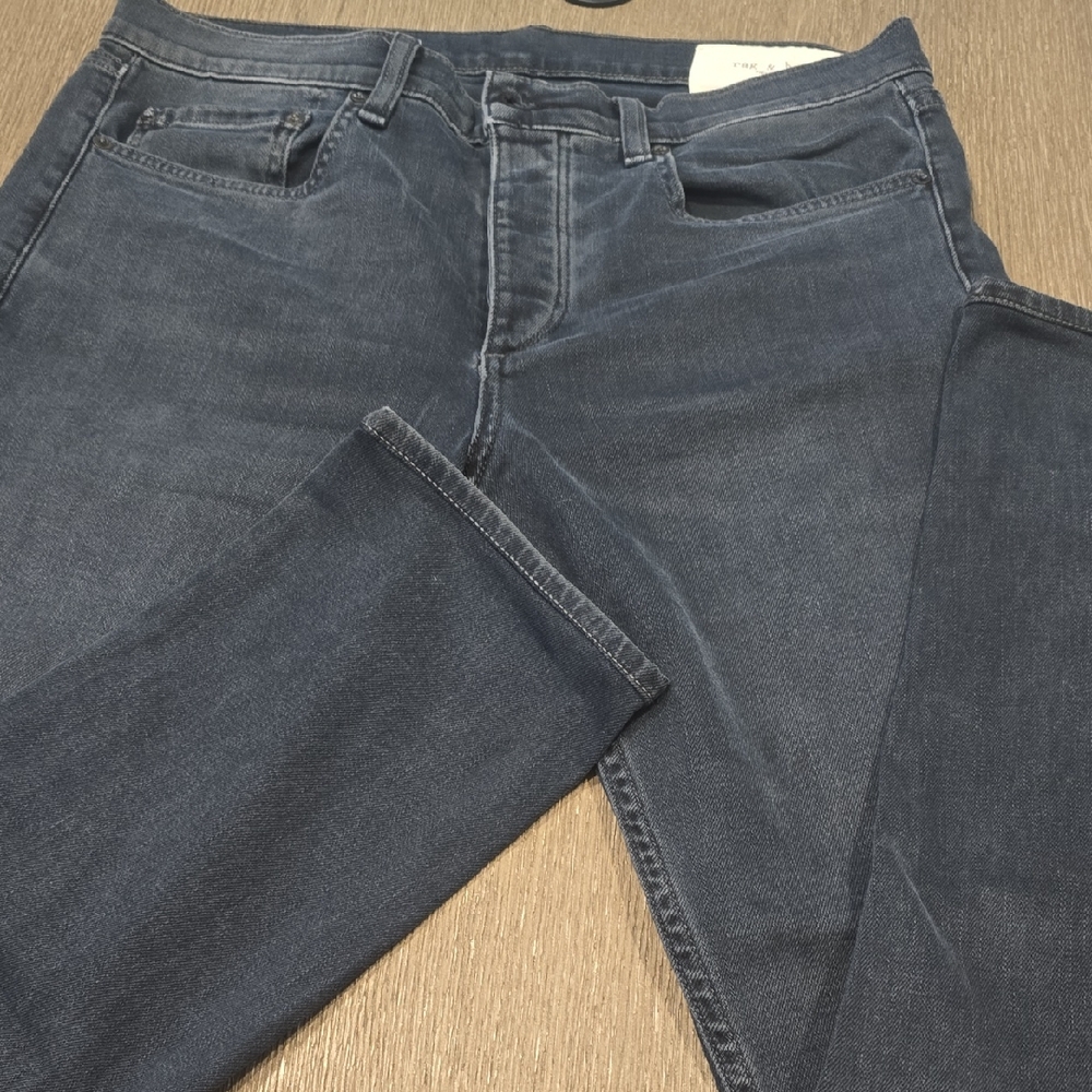 rag & bone Men's Charcoal Slim Jeans